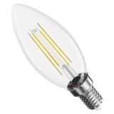 LED ŽARNICA FILAMENT CANDLE / E14 / 1,8 W (25 W) / 250 LM / TOPLO BEL