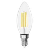 LED ŽARNICA FILAMENT CANDLE / E14 / 5,9 W (60 W) / 806 LM / TOPLO BEL