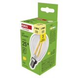 LED ŽARNICA FILAMENT MINI GLOBE / E14 / 1,8 W (25 W) / 250 LM / TOPLO BEL