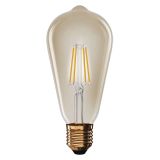 LED ŽARNICA VINTAGE ST64 / E27 / 4,5 W (40 W) / 420 LM / TOPLO BEL