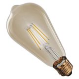 LED ŽARNICA VINTAGE ST64 / E27 / 4,5 W (40 W) / 420 LM / TOPLO BEL