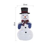 LED ZLOŽLJIV SNEŽAK, 60 CM, NOTRANJI, HLADNA BELA