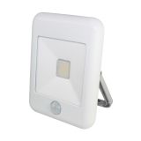 LED ZUNANJI REFLEKTOR COMMEL DECO 10W S SENZORJEM BELI