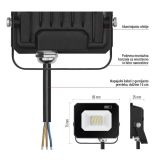 LED ZUNANJI REFLEKTOR EMOS SIMPO 10W 1000LM IP65 NW