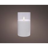 SVEČA BREZ PLAMENA LUMINEO LED, V KOZARCU, FI 7.5 CM VIŠINA 12.5 CM