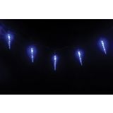 LEDENE SVEČE Z MODRIMI LUČKAMI