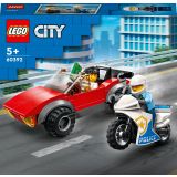 LEGO CITY POLICE 60392 PREGON AVTOMOBILA S POLICIJSKIM MOTORJEM