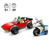 LEGO CITY POLICE 60392 PREGON AVTOMOBILA S POLICIJSKIM MOTORJEM