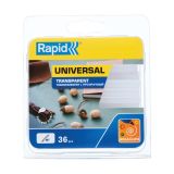 PRIBOR ZA LEP-LAK.PIŠTOLE RAPID LEPILO FI 7 MM 125 G 7X94 MM 36 PALČK