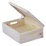 LESEN ZABOJ JEWE SMREKA 40X30X15 CM S POKROVOM, NELAKIRAN