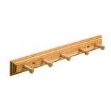 LESEN GARDEROBNI OBEŠALNIK HETTICH DIY, 400X50X60 MM, 5 KLJUK, SMREKA - LAKIRANA