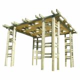 LESENA PERGOLA IMONT 347X347 CM S TRAKOVI SMREKA