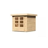 LESENA VRTNA HIŠKA KARIBU ASKOLA 2 211X213 X 217, BARVA LESA