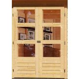 LESENA VRTNA HIŠKA KARIBU ASKOLA 2 211X213 X 217, BARVA LESA