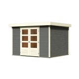 LESENA VRTNA HIŠKA KARIBU ASKOLA 5 ZEMELJSKO SIVA 302X246X211