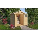 LESENA VRTNA HIŠKA KARIBU DAHME 2 180X152X222