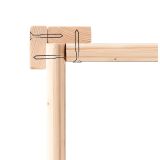 LESENA VRTNA HIŠKA KARIBU DAHME 2 180X152X222