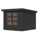 LESENA VRTNA HIŠKA KARIBU JUPITER 3.5 C 242X242X211 ANTRACIT