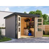 LESENA VRTNA HIŠKA KARIBU JUPITER 3.5 D 242X242X211 ANTRACIT