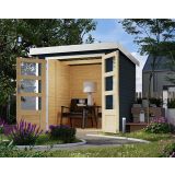 LESENA VRTNA HIŠKA KARIBU JUPITER C 209X214X218 BELI OKVIR