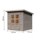 LESENA VRTNA HIŠKA KARIBU MERSEBURG 4