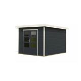 LESENA VRTNA HIŠKA KARIBU PLUTO C 220X271X271, BELA