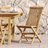LESENI STOL NATERIAL SET 2 KOS, ANTEA 61X48X88 TIKOV LES