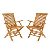 LESENI STOL NATERIAL SET 2 KOS, ANTEA 61X54X88 TIKOV LES, Z NAS.ZA ROKE