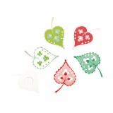 LESENI USTVARJAL. DODATKI RAYHER LESENI OKRASKI LISTI SAMOLEPILNI SORTIRANO