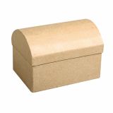 LESENI USTVARJAL. DODATKI RAYHER ŠKATLA IZ PAPIRNE MASE SKRINJA, 6X4X4 CM