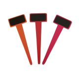 LESENI USTVARJAL. DODATKI RAYHER TABLICE ZA NAPISE, 12X4CM LESENA 3 BARVE SOR. 6 KOS