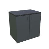 LETNA KUHINJA BELLANO BOLOGNA ANTRACIT 3600X634X950 PULT GRANIT
