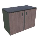 LETNA KUHINJA BELLANO ROMA AMERIŠKI OREH L 3070/3068X634X950 PULT GRANIT