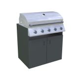 LETNA KUHINJA BELLANO ROMA ANTRACIT L 3070/3068X634X950 PULT GRANIT