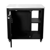 LETNA KUHINJA COZZE MIZA Z INOX PLOŠČO 90X60X90 CM (90527)