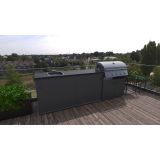 LETNA KUHINJA BELLANO VENICE ANTRACIT PULT GRANIT