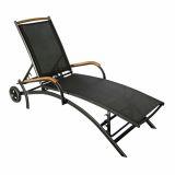 LEŽALNIK IZ TEKSTILENA BIVA VERONA NA KOLESIH, ČRN