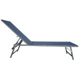 LEŽALNIK IZ TEKSTILENA MALLORCA MODER ZLOŽLJIV