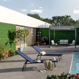 LEŽALNIK IZ TEKSTILENA MALLORCA MODER ZLOŽLJIV