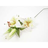 UMETNO CVETJE LILIJA ORIENTALKA X5 86CM BELA