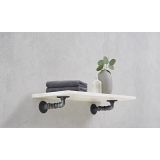 LESENA POLICA LITE BELA 600X200X19 MM