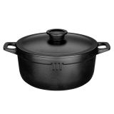 LONEC / KOZICA FISKARS LONEC LITOŽELEZNI 3.3 L 22CM S POKROVKO BRASSERIE