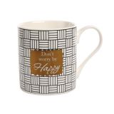 LONČEK 350 ML BE HAPPY V ŠKATLI