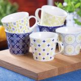 LONČEK 400 ML SUZANA RAZLIČNI BARVNI DEKORJI