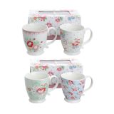 LONČEK ALPEKS 450 ML CVETJE NBC 2/1 RAZLIČNI DEKORJI