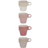 LONČEK EH LONČKI 4/1 320ML RAZLIČNI NEWBONE PORCELAN STOJAL