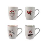 LONČEK ZIMSKE ŽIVALI 8X12X11CM SORTIRANO