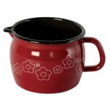 TREBUŠAST LONČEK S KLJUNOM 12 CM / 1,3 L CVETKA