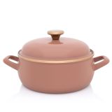 LONEC / KOZICA METALAC 22 CM 3.8 L MOKA NIZKA S POKROVOM