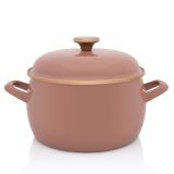 LONEC / KOZICA METALAC 22 CM 5.4 L MOKA VISOKA S POKROVOM